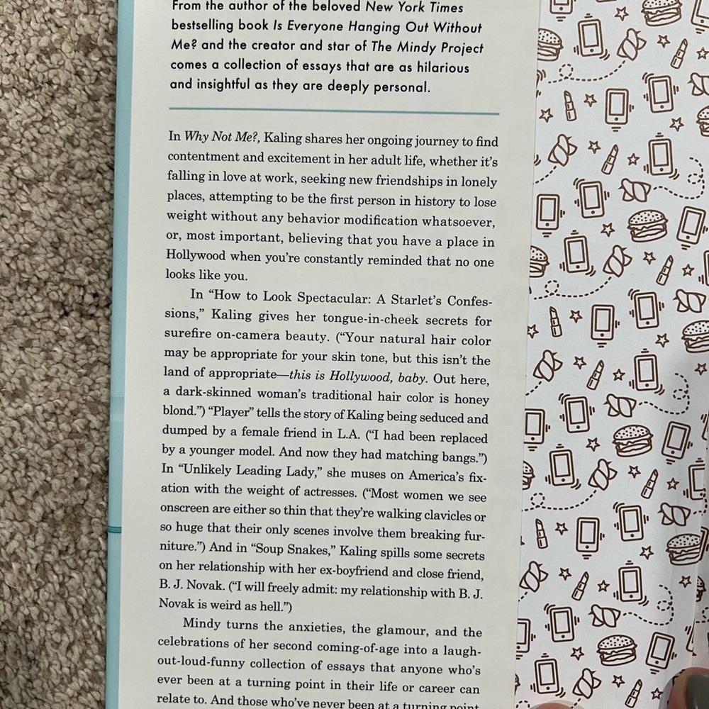Why Not Me? by Mindy Kaling (2015, Hardcover) - Picture 4 of 5